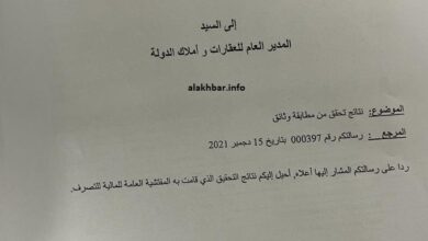 صورة بالوثائق: تفاصيل “فضيحة العقار” التي عصفت بـ10 موظفين إلى الآن