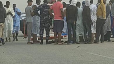 صورة نواكشوط : حادث سير مروع قرب منتجع الباهماس وأنباء عن وفاة شخصين