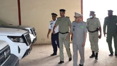 صورة المدير العام للأمن الوطني يتفقد اسطول السيارات الذي اقتنته الإدارة مؤخرا