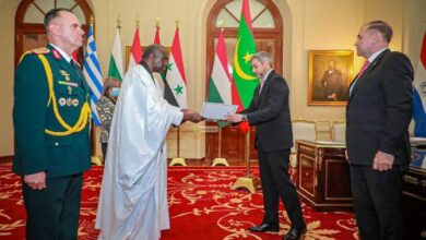 صورة سفير موريتانيا الجديد في البراغواي يقدم أوراق اعتماده في العاصمة اسونسيون