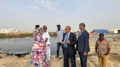 صورة مفوضة الأمن الغذائي تعاين وضعية المخزون الغذائي والمخازن بعد الأمطار الأخيرة