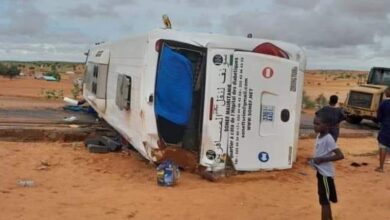 صورة شهادة احد الناجين من حادث الحافلة الذي وقع غرب بوتلميت يوم امس