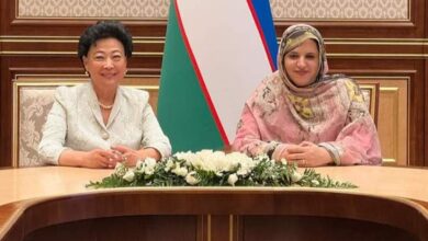 صورة وزيرة العمل الاجتماعي تجري مباحثات مع وزيرة التعليم ما قبل المدرسي بجمهورية أوزباكستان