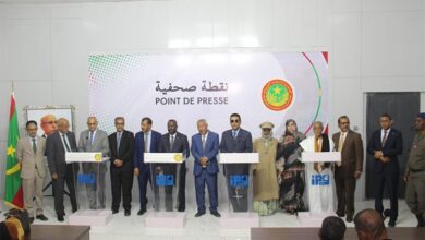 صورة نقل المؤتمر الصحفي للحكومة من وزارة الثقافة إلى مقر الوكالة الموريتانية للأنباء