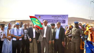 صورة بدء الاشغال في مشروعٍ لتوسعة شبكة توزيع المياه في مدينتي تمبدغه والنعمة