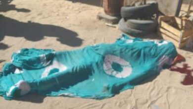صورة جريمة قتل جديدة قرب دار الشباب القديمة ضحيتها شاب