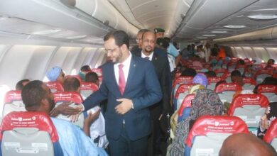 صورة موريتاتيا: الفوج السادس والاخير من الحجاج يتوجه الي المدينة المنورة ويضم الوفد الرسمي