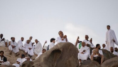 صورة 2 مليون حاج يقفون على صعيد عرفات