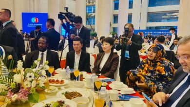 صورة وفد برلماني يمثل موريتانيا في المعرض العربي الصيني في نسخته السادسة