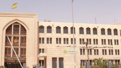 صورة الحداد في موريتانيا على شهداء غزة وتنكيس الأعلام لمدة ثلاثة أيام