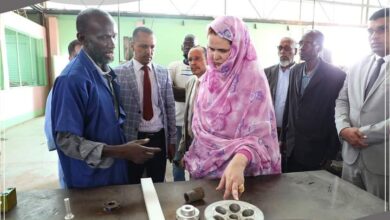 صورة وزيرة التشغيل تزور عددا من  مؤسسات التكوين التابعة لقطاعها