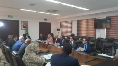 صورة اللجنة الوطنية للتعداد العام الخامس للسكان و المساكن تستعرض وضعية مستوى تقدم تنفيذ التعداد