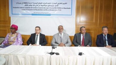 صورة بدء ورشة التقييم الخارجي المشترك لاستجابة موريتانيا لتوصيات اللوائح الصحية الدولية