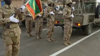 صورة وفاة أحد حراس رئيس الجمهورية وجرح آخر في موكبه العائد من المعبر الجزائري الموريتاني