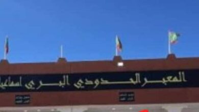 صورة إطلاق إسم مجاهد كبير واجهة المعبر الحدودي الخاصة بها بين الجزائر وموريتانيا