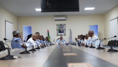 صورة الإعلان عن أسماء منسقي المقاطعات بالنسبة لحملة المرشح محمد ولد الشيخ الغزواني الخاصة بالشباب
