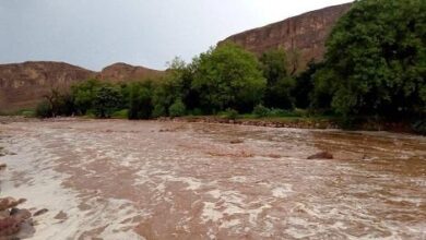 صورة انهيار سد مونكل بسبب السيول