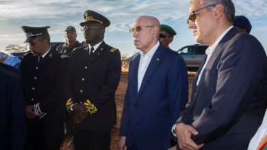 صورة غزواني يشرف على مشروع كهربة 25 قرية بالحوض الغربي