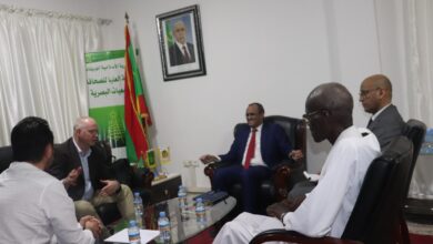 صورة رئيس الهابا يستقبل بمكتبه المدير العام لأكاديمية صوت ألمانيا