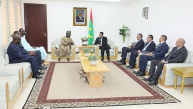 صورة الوزير الأول يستقبل وزير البترول والطاقة والمعادن السنغالي