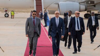صورة رئيس الجمهورية يعود إلى نواكشوط بعد زيارة خاصة لإسبانيا