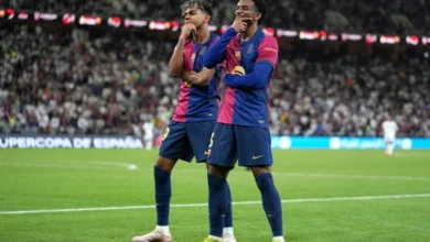 صورة برشلونة يهزم ريال مدريد بخماسية ويتوج بكأس السوبر الإسبانية في جدة