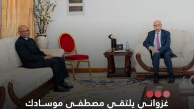 صورة غزواني يلتقي مصطفي موسادك بالي المدير التنفيذي لسلسلة فنادق أزلاي ويبحث معه سبل تعزيز التعاون