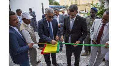 صورة وزير الثقافة والفنون يشرف على تدشين المركب السمعي البصري بإذاعة موريتانيا