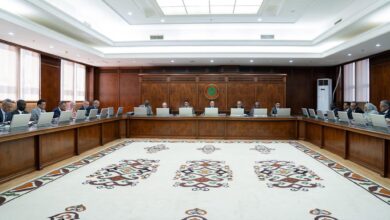 صورة قائمة تعبينات مجلس الوزراء خلال اجتماعه اليوم بالقصر الرئاسي