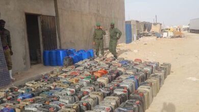 صورة جمارك نواكشوط تحبط محاولة تهريب أكثر من 4 أطنان من البنزين