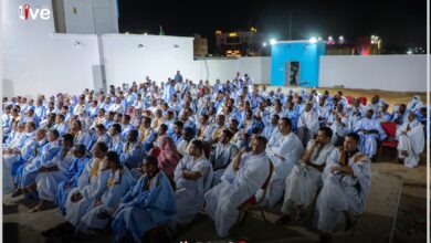 صورة اجتماع موسع لمنسق حزب الإنصاف على مستوى ولاية الحوض الشرقي