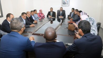 صورة وزير الثقافة والفنون يستقبل المكتب التنفيذي الجديد لنقابة الصحفيين الموريتانيين