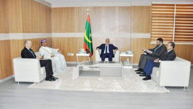 صورة رئيس الجمعية الوطنية يستقبل سفير سلطنة عُمان المعتمد لدى موريتانيا