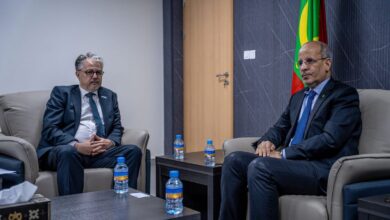 صورة وزير التكوين المهني يستقبل ممثل المفوضية السامية للأمم المتحدة لشؤون اللاجئين في موريتانيا