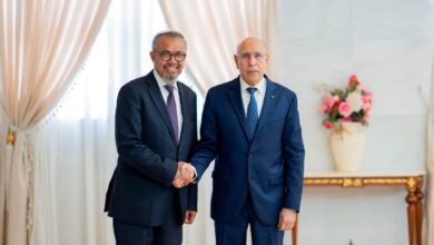 صورة رئيس الجمهورية يستقبل المدير العام لمنظمة الصحة العالمية