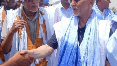 صورة ولد حدمين يستقبل منسق حزب الإنصاف بالحوض الشرقي على مشارف جكني