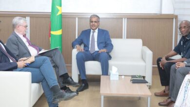 صورة وزير الطاقة يبحث مع سفير الاتحاد الأوروبي تعزيز التعاون في مجال الطاقة المتجددة
