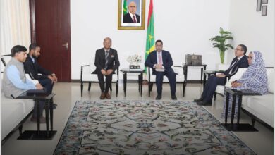 صورة الوزير الأول يبحث مع السفير الهندي تعزيز التعاون بين نواكشوط ونيودلهي