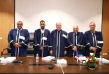 صورة ​جامعة محمد الخامس تمنح الباحث الخليل ولد الشيخ محمد الحافظ النحوي الدكتوراه بميزة «مشرف جداً» مع التوصية بالطبع