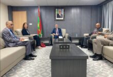 صورة وزير التكوين المهني يبحث سبل التعاون مع المنسقة المقيمة للأمم المتحدة في نواكشوط